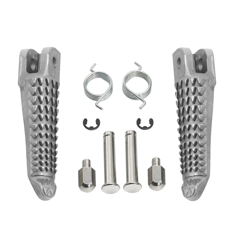 Front Driver Footpegs Footrest For Kawasaki Ninja 400-Z400-ZX-4RR ZX-4R-Z7 Hybrid