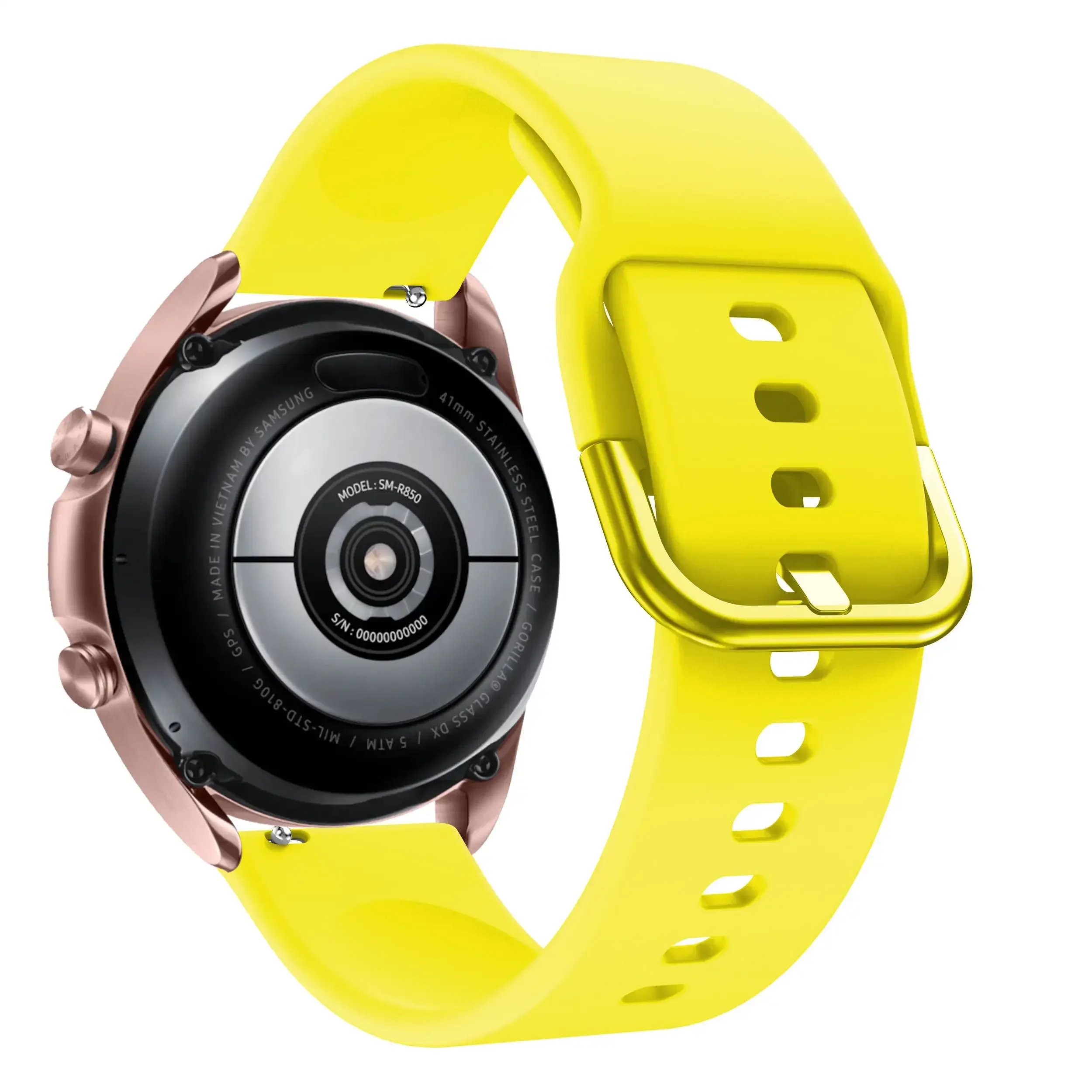Silicone Sport Smart Watchband Wristband Bracelet - 20mm/22mm Strap
