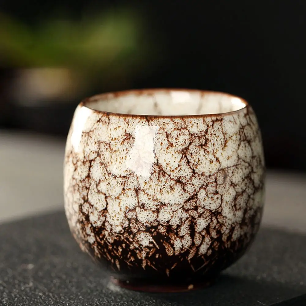 Japanische Keramik-Teetasse mit Ofentransformation, Espresso-Tasse aus Porzellan, Kung-Fu-Teetasse, Keramik-Kaffeebecher, Wein-Trinkgefäß – Detail 5