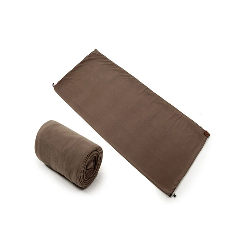 Description Picture 2 of itemPortable Ultra-light Polar Fleece Sleeping Bag Outdoor Camping Tent Bed Travel Warm Sleeping Bag Liner Camping sport Accessories