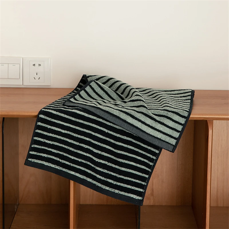 Fashion Striped Cotton Towel Soft Absorbent Adult BathTowel Face Towel Household Towels Luxurious Hotel Bath Supply Beach Towels 6