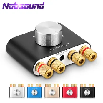 Nobsound 미니 블루투스 5.0, 하이파이 디지털 앰프, 스테레오 오디오 2.0 채널 사운드 앰프, 100W 파워 앰프, TPA3116