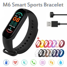 

M6 Men's Women's Kids Smart Watch Blood Pressure Heart Rate Monitor Fitness Sports Tracking Pedometer Waterproof Smart Bracelet