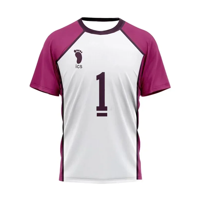 Summer Hot Selling Men's and Women's Volleyball Shirts 3D Printed T-shirt Summer Fashion Casual Breathable Exercise Clothing