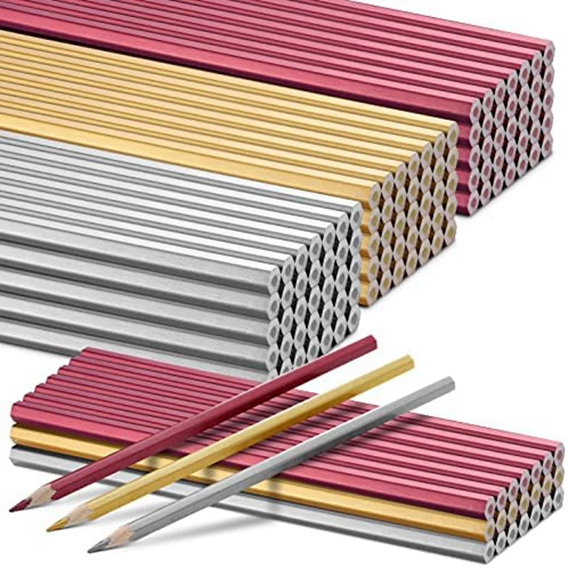 

120 шт. сварочные карандаши, металлический маркировочный карандаш, шестигранный металлический цветной маркировочный инструмент, товары для сантехники, каркаса, плотника