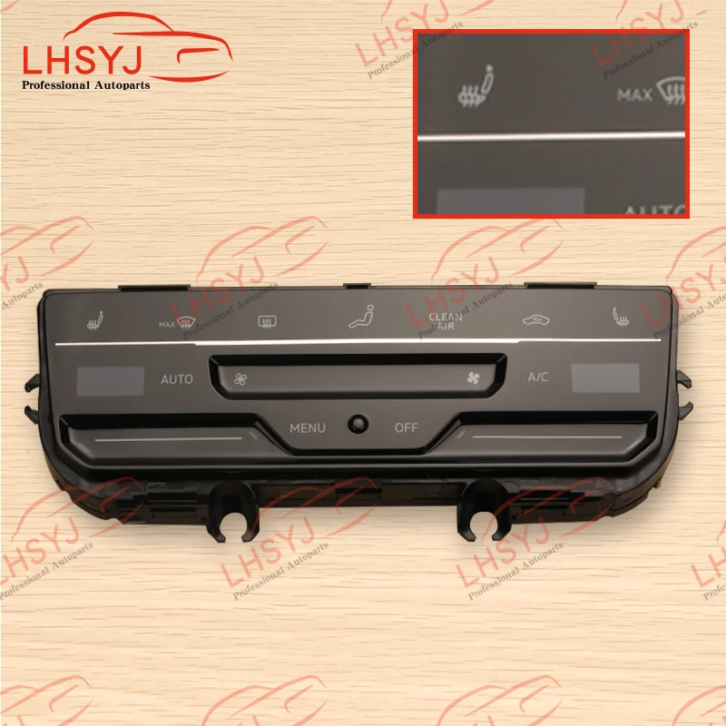 폭스바겐 파사트 B8 LCD 터치스크린 자동 에어컨 스위치 패널 열선 시트 스위치 공조 17G 907 044 (LHSYJ)