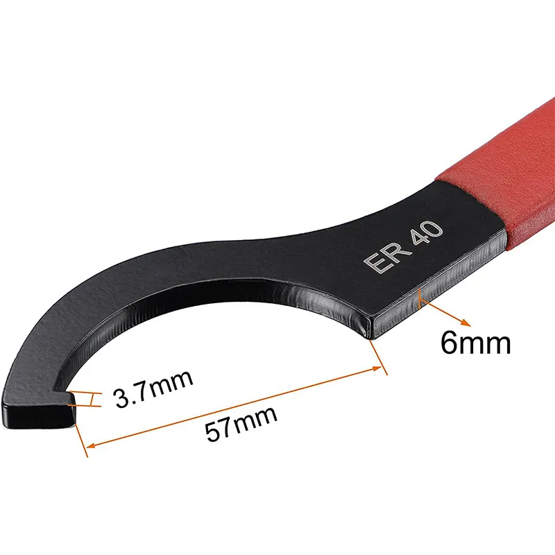 Hook Wrench Spanner Collet Chuck NC Milling Tool Lathe Tools Clamping Nut High Carbon Steel ER25 ER32 ER40