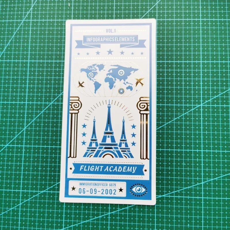 Fromthenon Travelers Notebook Writing Mat Soft Pvc Grid Ruler Board Planner Journal TN Accessories Student Stationery 6