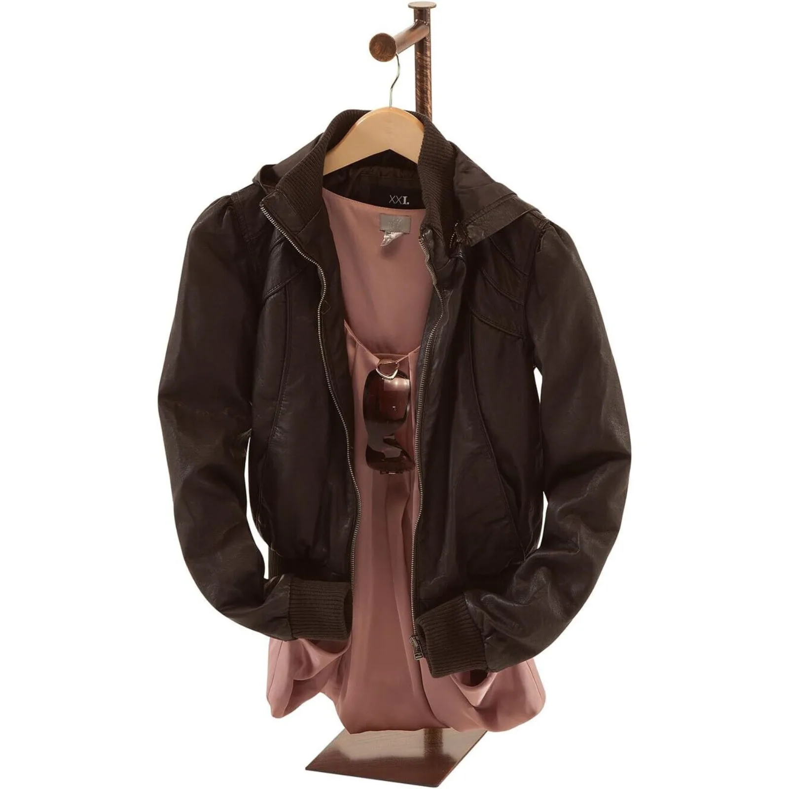 US Clothing Countertop Display Stand Rack Purse Handbag 24 to 36 Ball Finial