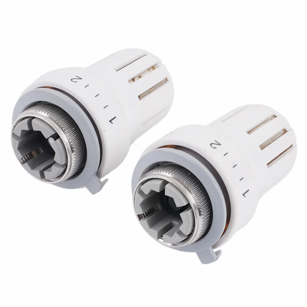 

2/4pcs 230VAC Radiator Thermostat Head Automatic Heater Control Heating Valves M30X1.5 Thermostatic For Heating System