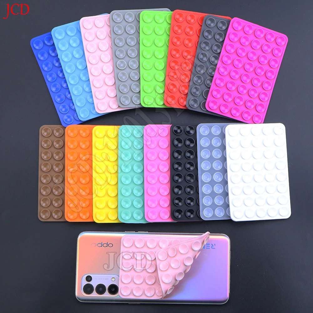 Dual-Sided Suction Cup Phone Stand - Silicone Sticky Hands-Free Holder