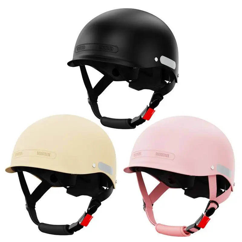 

Motorcycle Helmet Bike Bicycle Baseball Caps Half Helmet Scooter MTB Cycling Safety Hard Hat Adults Riding Protect Equipment