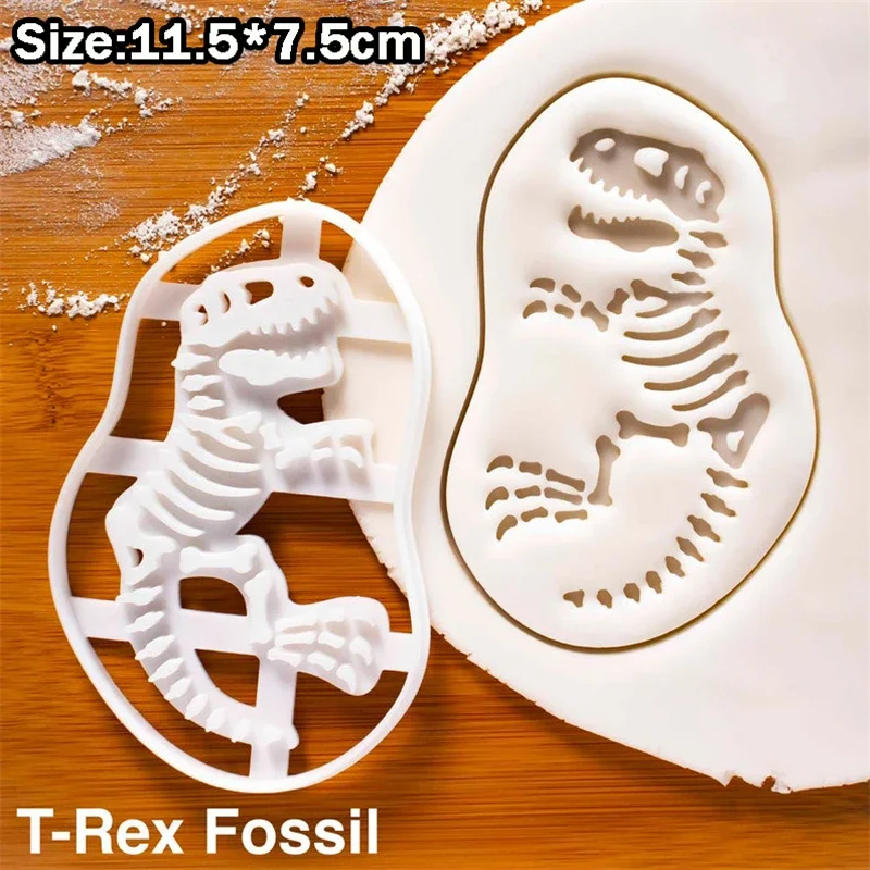 Dinosaur Cookie Cutter T-Rex Stegosaurus Cookie Mold Children Favor Stamp Birthday Party Dessert Mold Fondant Cake Decors