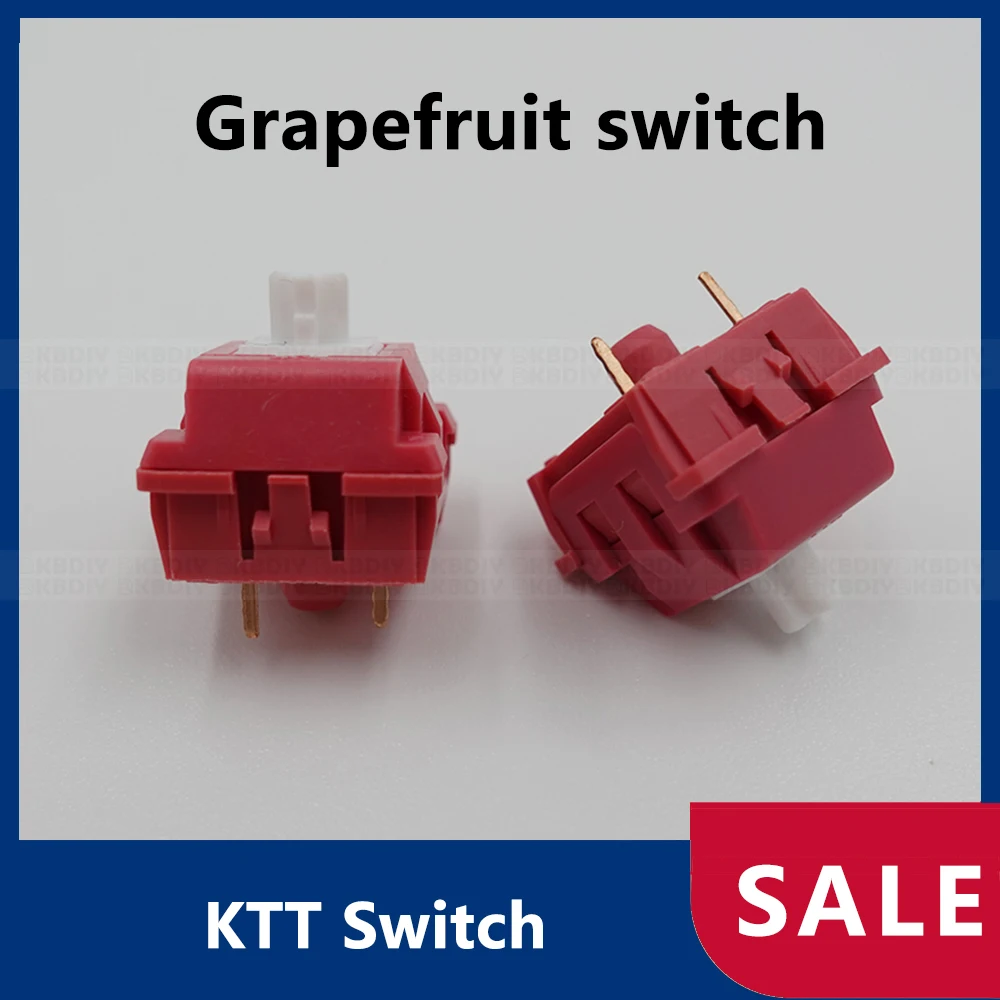 KTT Switch Grapefruit Switches Light Touch 45g Linear 3 Pin Customize