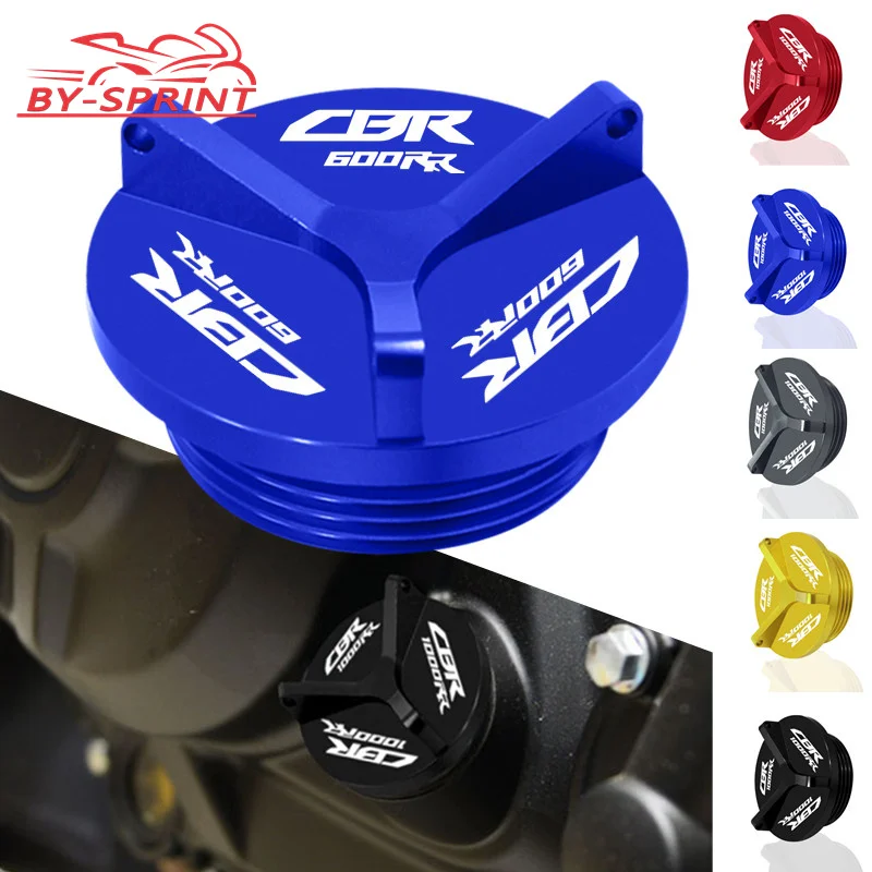 

Motorcycle CNC Engine Oil Filter Cup Plug Cover Screw M20*2.5 For Honda CBR600RR CBR 600 RR 2012-2020 2019 2018 2017 2016