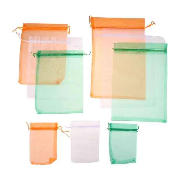 10Db S/M/L Védelmi Táska Kártevőirtó Növényi És Gyümölcs Madárbiztos Hálózsák Eper Szőlőültetvény-Zsákoló Háló Burkolat - Image 3