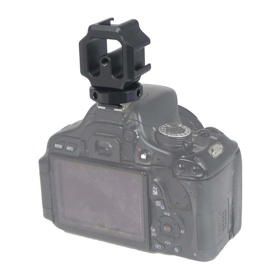 Aluminium Kamera Hot Shoe Mount Adapter Video Triple Kalten Schuh Halterung Licht LED Monitore Mikrofone Studio Flash Video Kamera – Detail 21