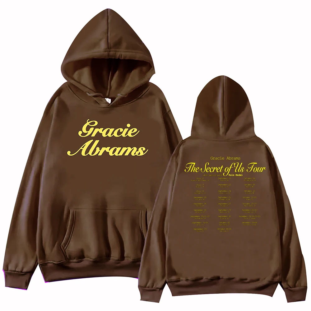 Gracie Abrams The Secret of Us Tour 2024 Hoodie Harajuku Pullover