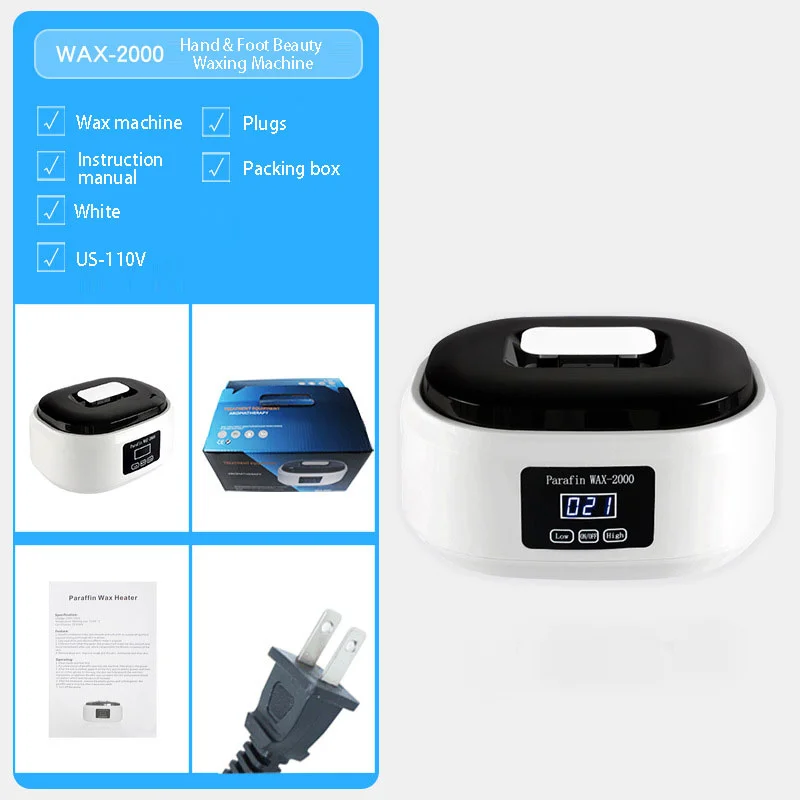 آلة العلاج بالشمع سخان شمع البارافين الأيدي قدم حم...