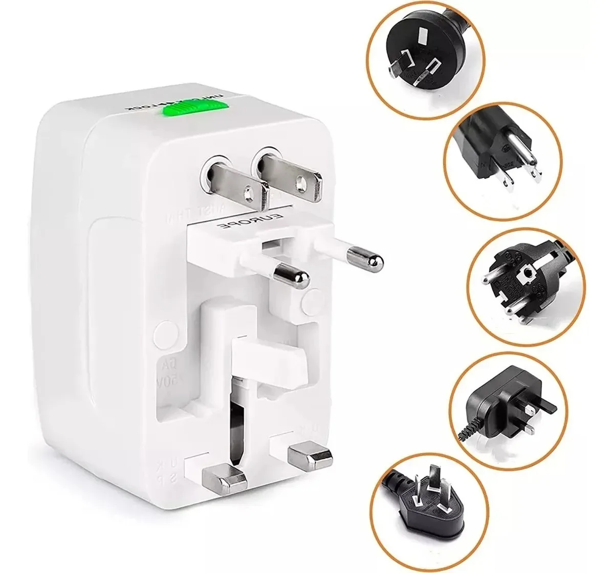 Adaptador De Corriente Universal Internacional 4 En 1