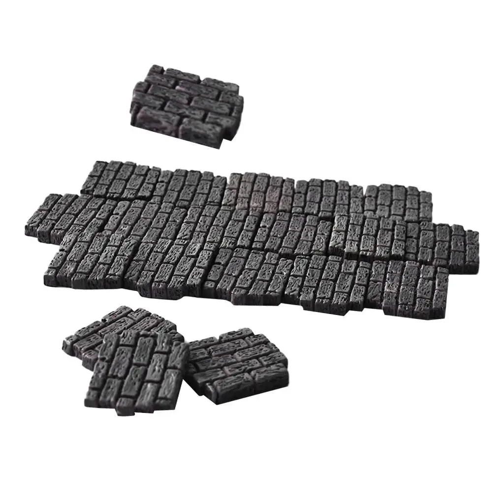 20pcs Model Fortress Brick Minitures Sand Table Scene Accessory Kits