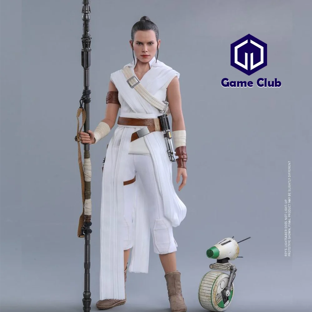 

Brand New Stock HotToys HT MMS559 1/6 Star Wars 9 Skywalker Rise Rey&Robot D-O Suit For 12'' Female Soldier Action Figures Toys