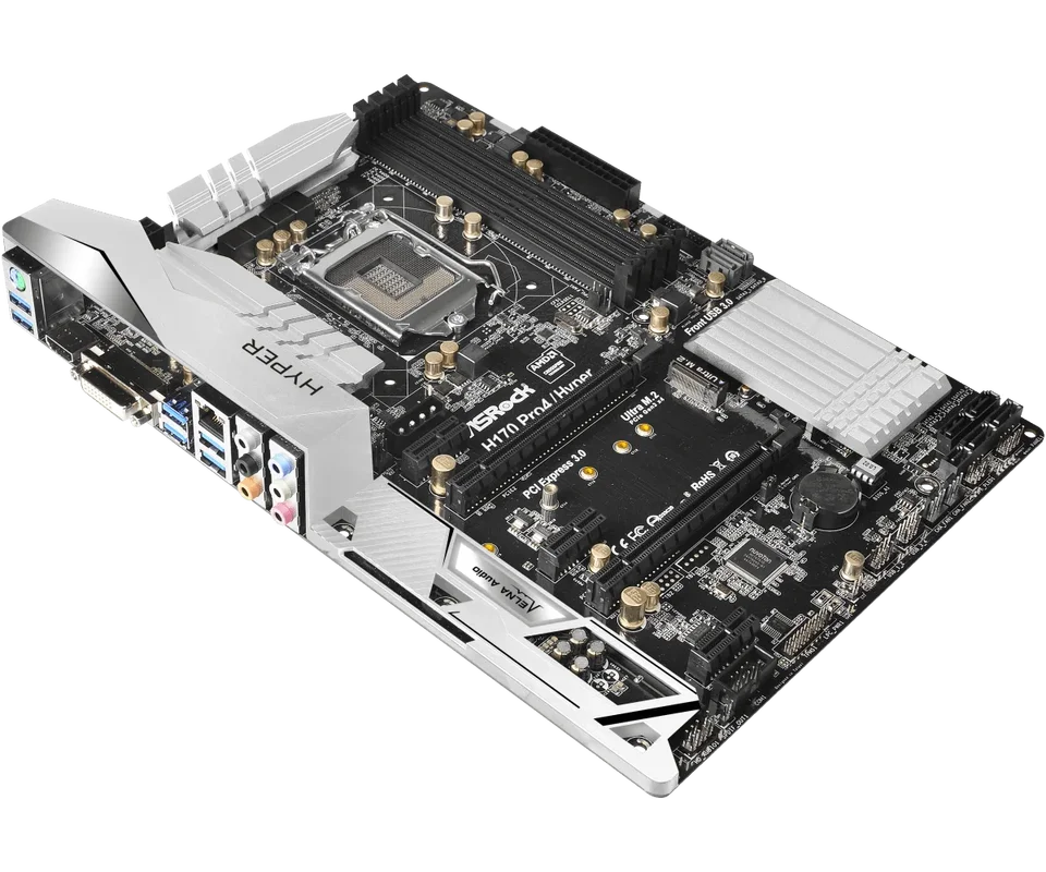 ASRock H170 Pro4/Hyper Motherboar LGA 1151 DDR4 2133 64GB support