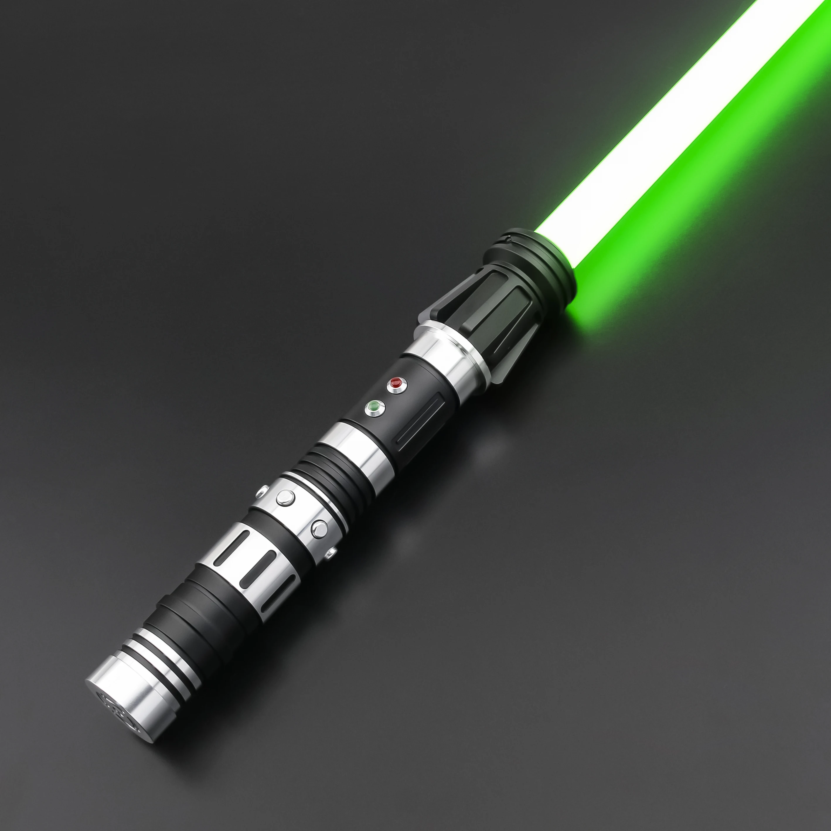 

FOXSABER RGB Lightsaber Metal Hilt Smooth Swing Combat Laser Sword Jedi Laser Kids Cosplay Gift Toys 27 Sets Soundsfonts