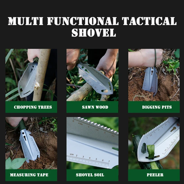 Multi-Purpose Folding Shovel