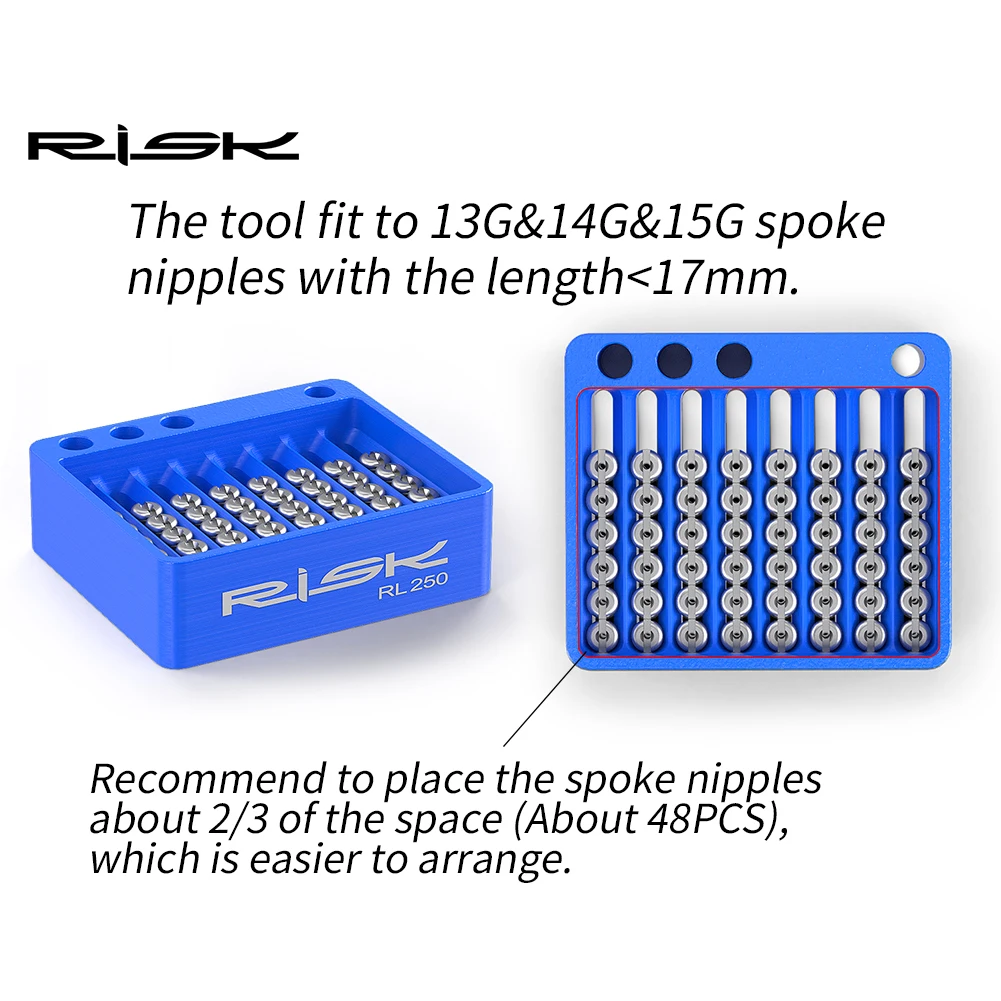 Spoke Cap Storage Box Spoke Nipple Shuffler Box Quick Sorting Tool Box for Carbon Spoke Cap