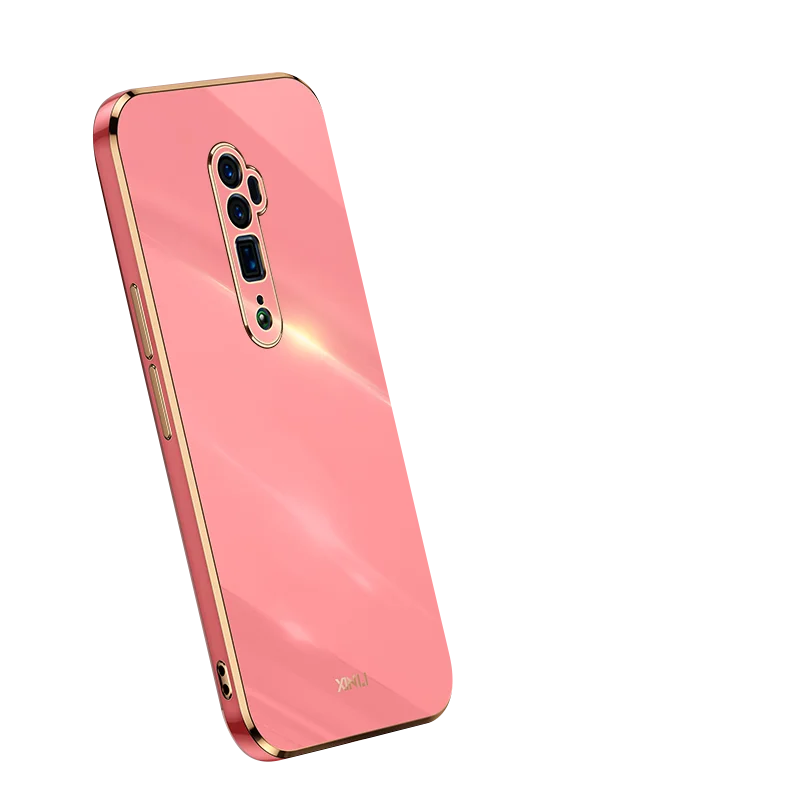 Luxury Square Plating Shockproof Silicone Case