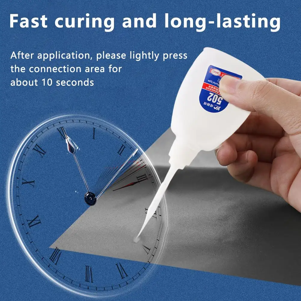 Instant Quick Drying Cyanoacrylate Adhesive for Leather Rubber Wood Metal