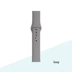 Premium Soft Silicone Watch Band Strap (GRAY)