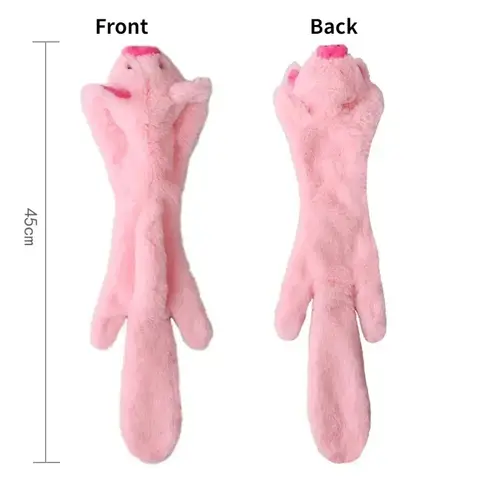 Funny Simulated Animal No Stuffing Dog Toy with Squeakers Durable Stuffingless Plush Squeaky Dog Chew Toy Crinkle Pet Squeak Toy - Image 9
