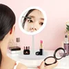 1200 mah LED Makeup Mirror 3 Color Light Adjustment  Light Up at a Touch Ultra Long Endurance Tray Storage Table Vanity Mirror 5