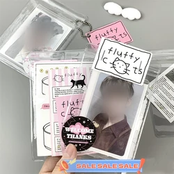 Steve-Sac de protection transparent en PVC pour bijoux, étanche, fermeture automatique, emballage cadeau pour carte photo, 10 pièces