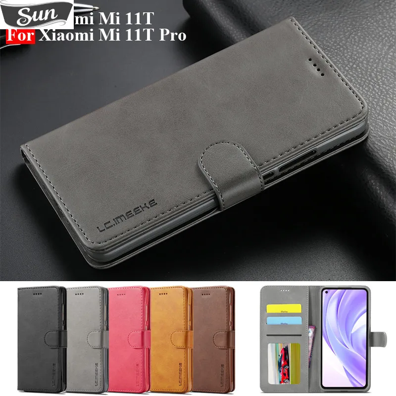 

Кожаный чехол для Xiaomi Mi 11T Pro, Винтажный чехол для телефона Xiaomi Mi 11T, флип-чехол 360, магнитный чехол-бумажник для Xiaomi Mi11T Pro, чехол