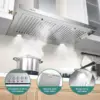 Hood 30 inch, Wall Mount Vent Hood 500 CFM with Ducted Convertible Ductless Kitchen Hood in Stainless Steel, 3 Spee 2