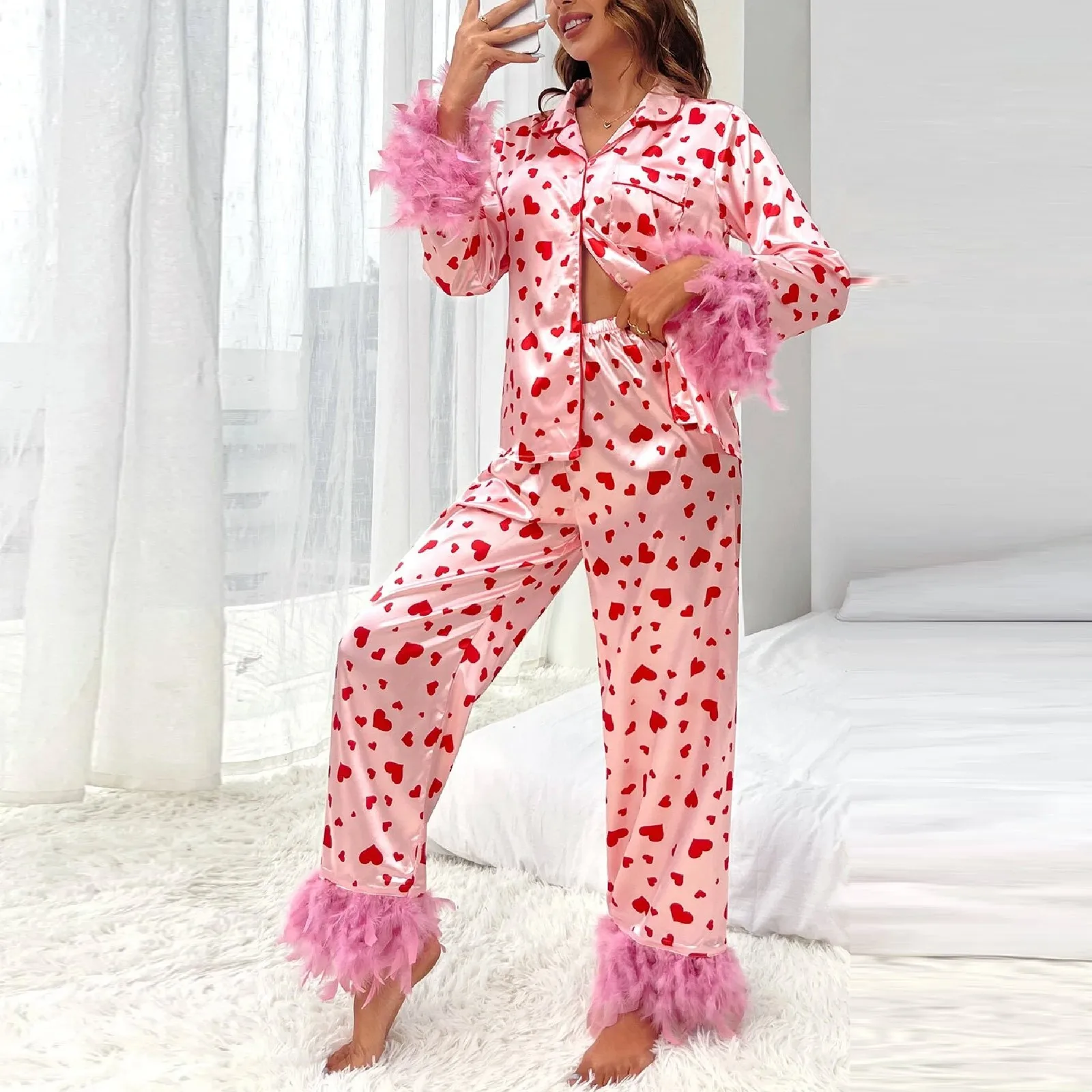 

Printed Pyjama Sets For Women Soft Two Piece Loungewear Sets Sleeveless Tops Shorts Matching Pyjamas Nightwear пижама женская