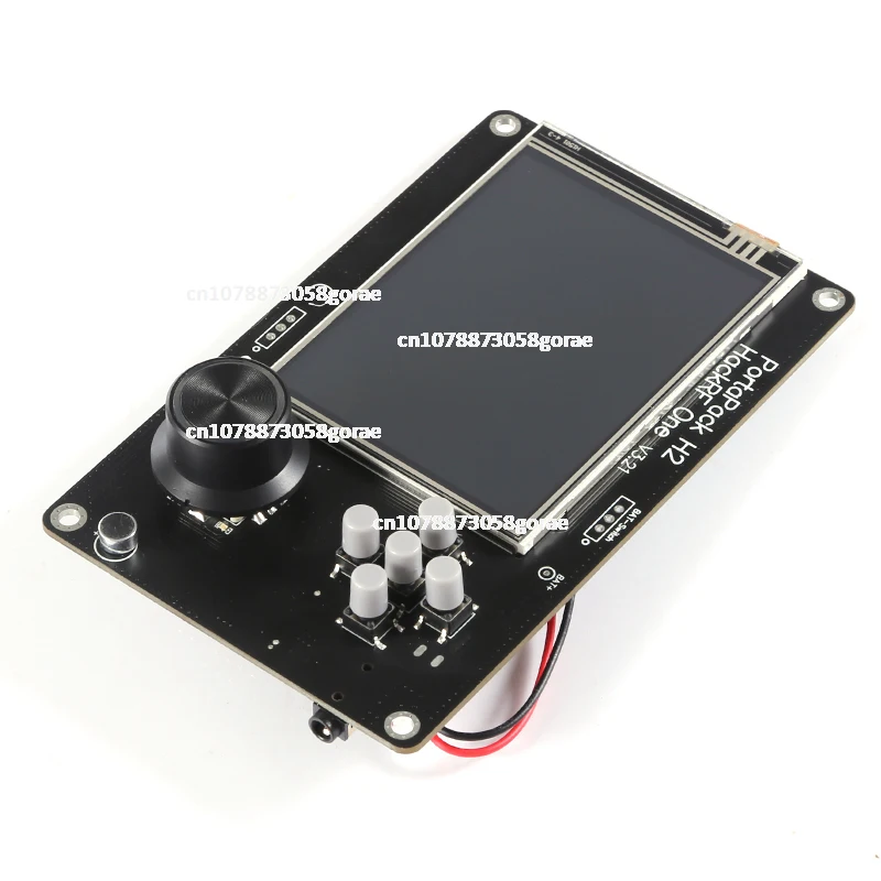 

New Upgrade PORTAPACK H2 + TCXO + 3.2 inch Touch LCD Display +2000MAh Battery For HACKRF ONE SDR