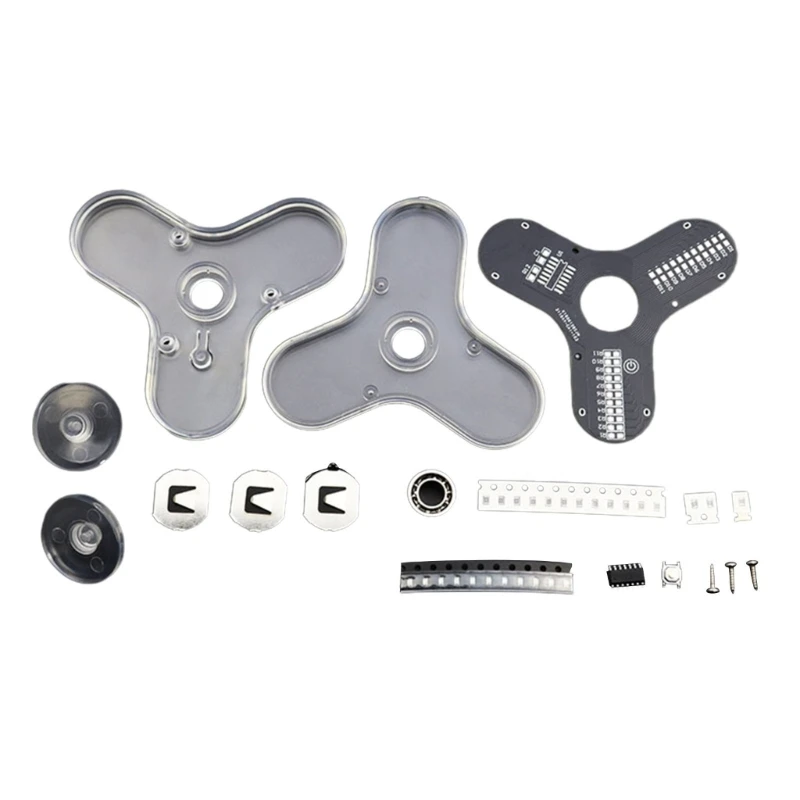 

LED Rotating Gyroscope DIY Kits Finger Gyroscope Soldering Practice Kits 85WC