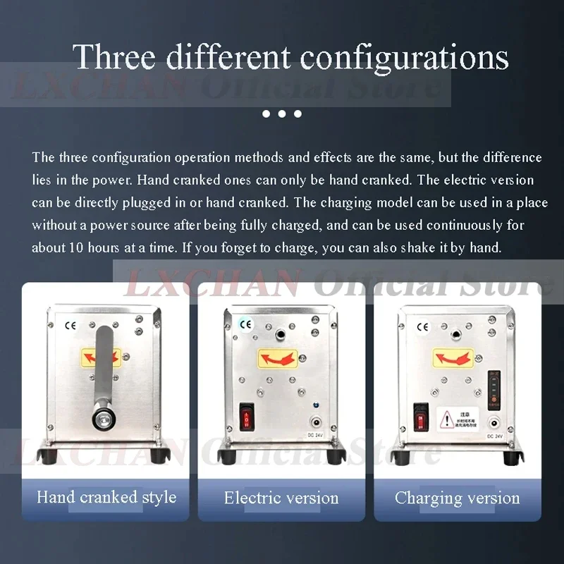 HomeWise Commercial Spiral Potato Making Machine Potato Twister Automatic Stretch Stick Maker Food Processor