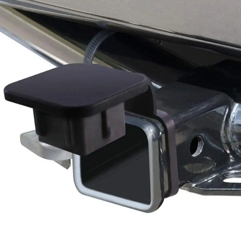 Auto Accessories Car Plug Cover Trailer Hook Dust Plug Square Mouth Protective Cover 2 inch Tow car bumper cover tow bar ball cover lug nut covers