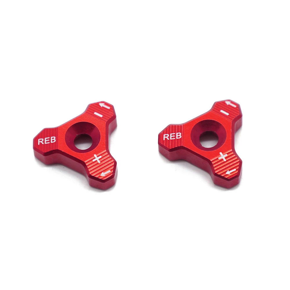 48mm Orange Billet Aluminum Front Fork Adjuster Knobs For KTM 200