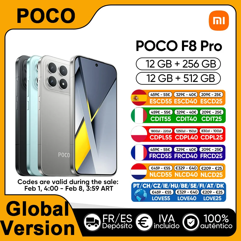 Smartfon POCO F8 Pro 5G z EU za $478.63 / ~1748zł