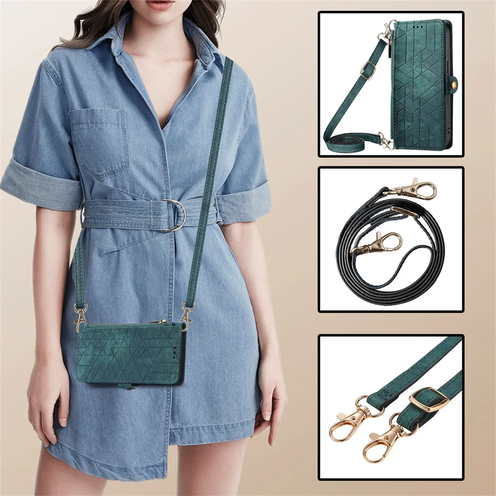 Edge60 Stylus Leather Zipper Wallet Case