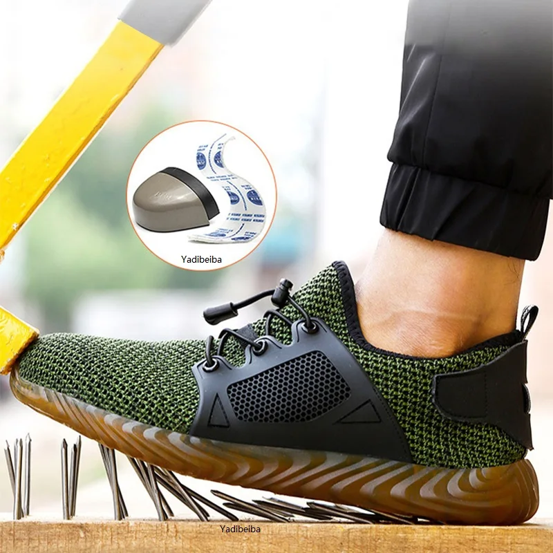 Work Safety Shoes Men Steel Toe Cap