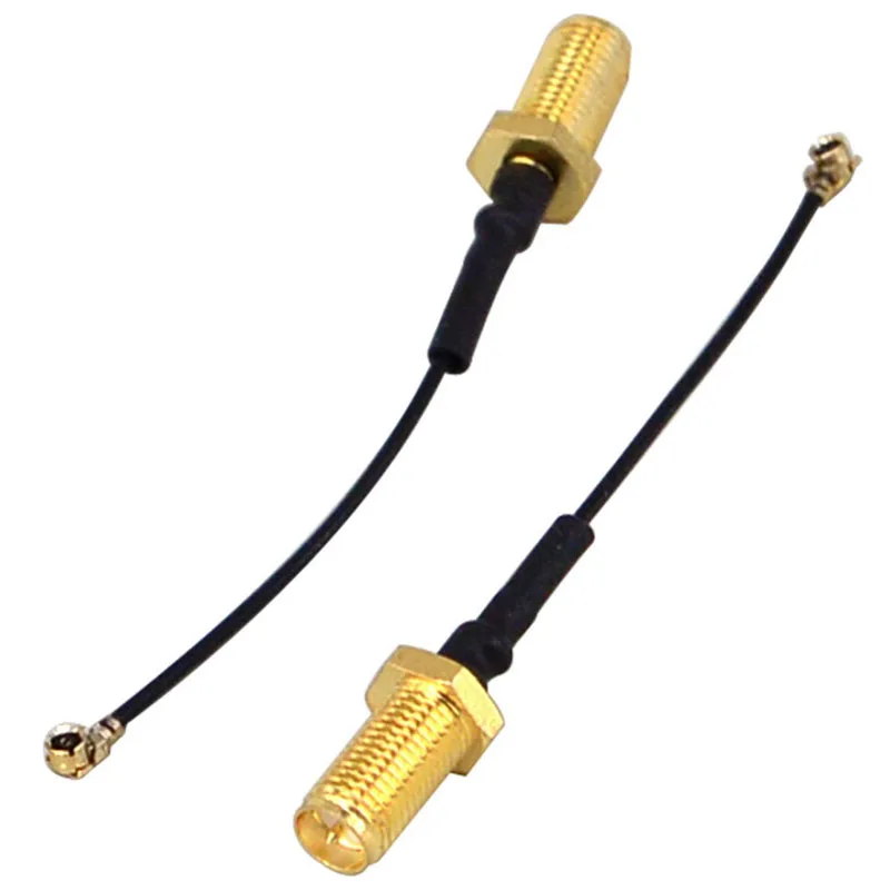 수 무선 라우터 및 PCI U.FL IPX-RP SMA 수 피그테일 케이블, 2.4GHz 3DBi WiFi 2.4G 안테나, 공중 RP-SMA, 2PCs/로트