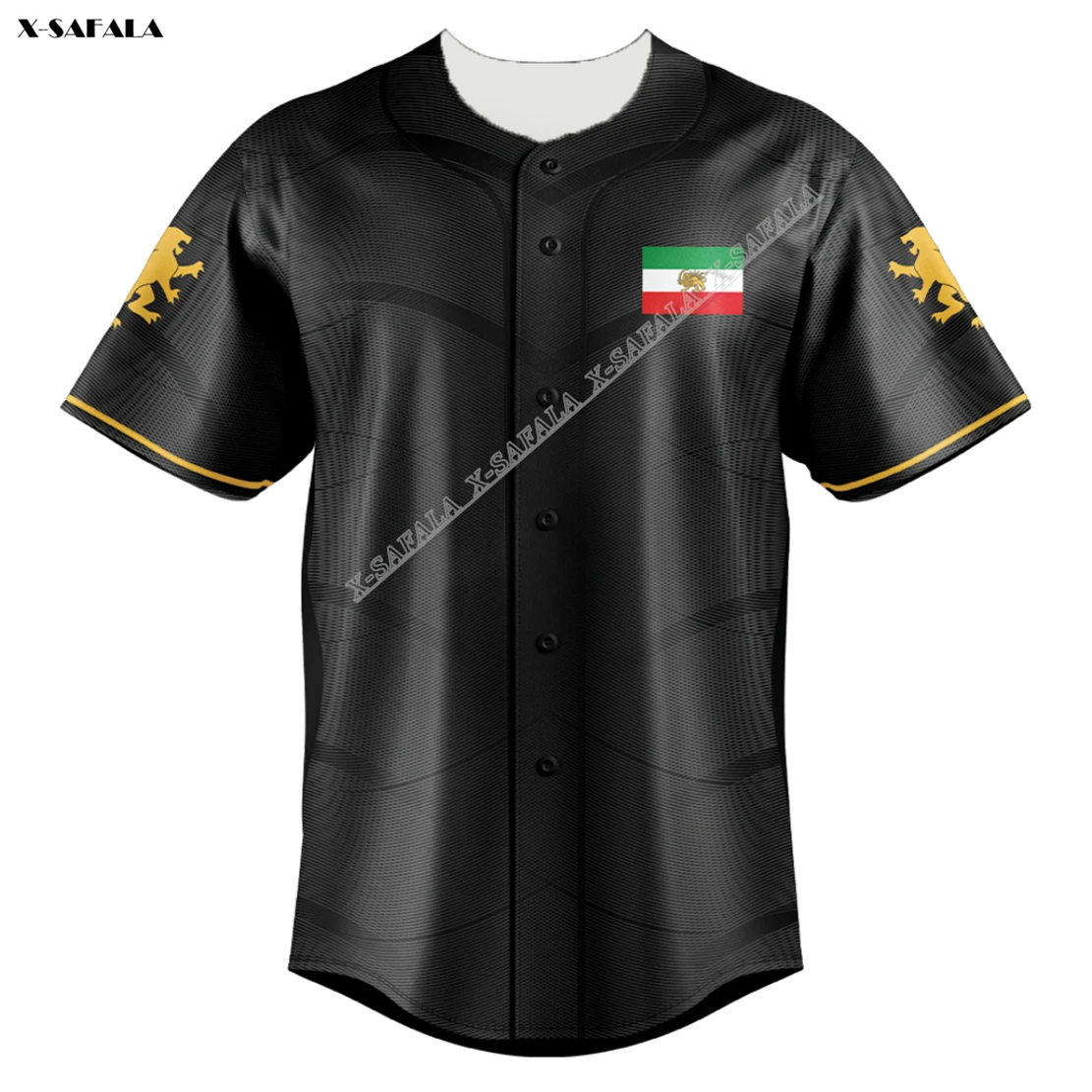 

Somalia Persian Yemen Kuwait Flag 3D Printed Mesh Fiber Baseball Jersey Shirt Top Tee Men Streetwear Short Sleeve Sport Hip Hop