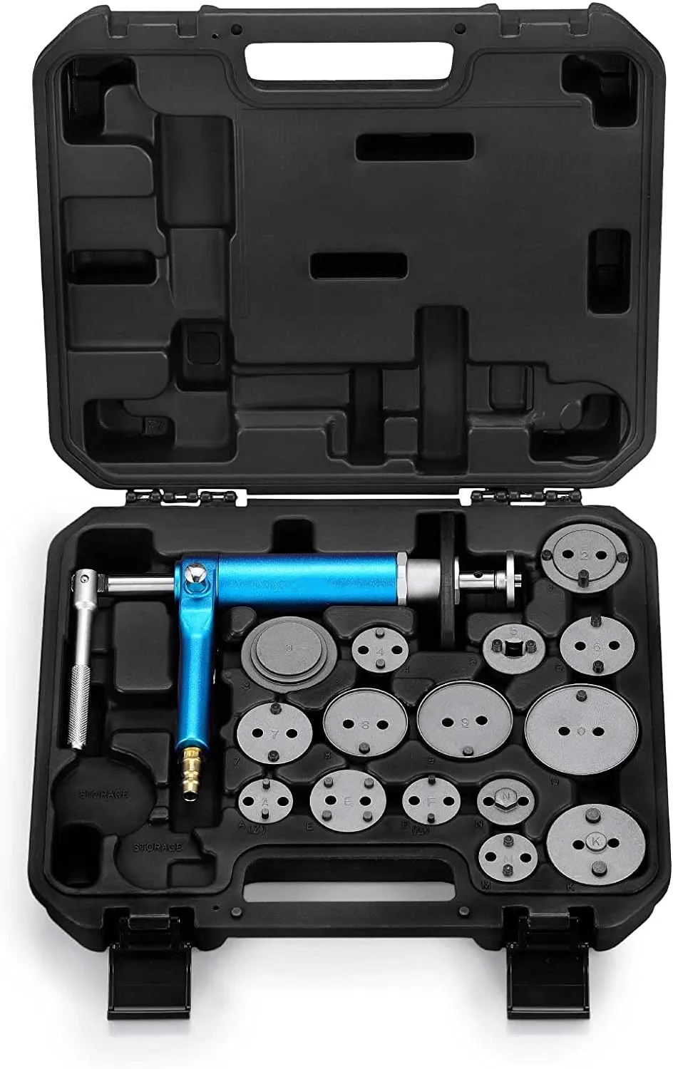 

16 Pcs Pneumatic Brake Caliper Compression Tool Brake Piston Wind Back Air Retractor Auto Repair Tools